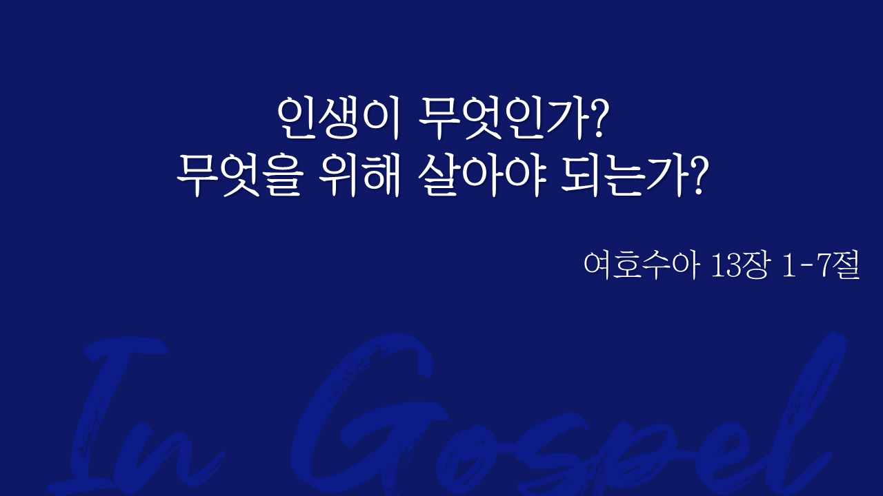 인생이 무엇인가? 무엇을 위해 살아야 되는가? 썸네일